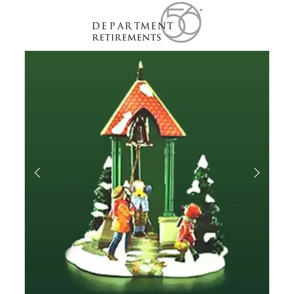Vintage 1996 DEPT 56 “Christmas Bells” Dickens Village Special Event Piece